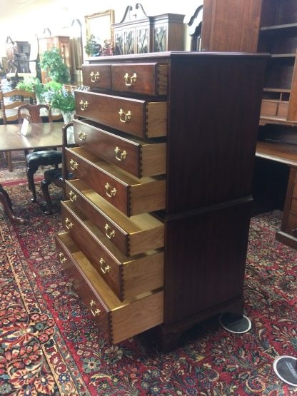 Pre-Owned Henkel Harris Tall Chest, Chest of Drawers, Mahogany Tall Chest Finish 29 Henkel Harris - Image 5