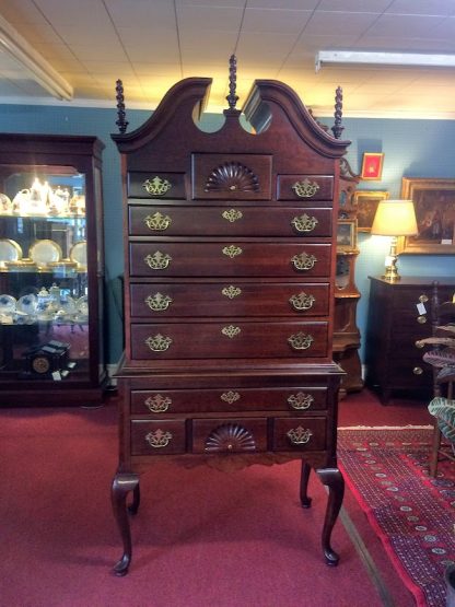 Vintage Highboy Chest, Jasper Cabinet Company, Two Piece Vintage Highboy