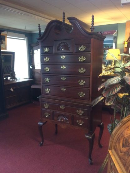 Vintage Highboy Chest, Jasper Cabinet Company, Two Piece Vintage Highboy - Image 10