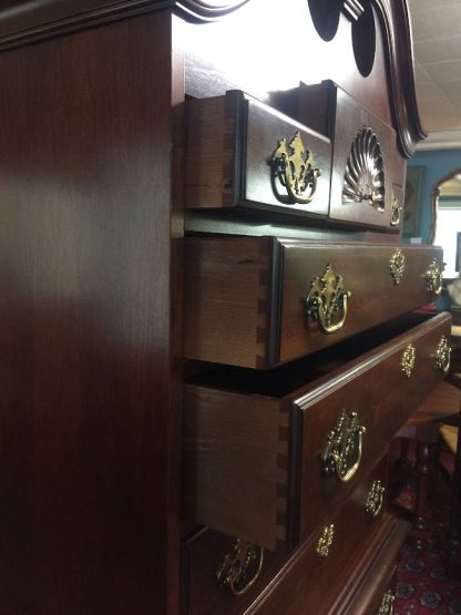 Vintage Highboy Chest, Jasper Cabinet Company, Two Piece Vintage Highboy - Image 9