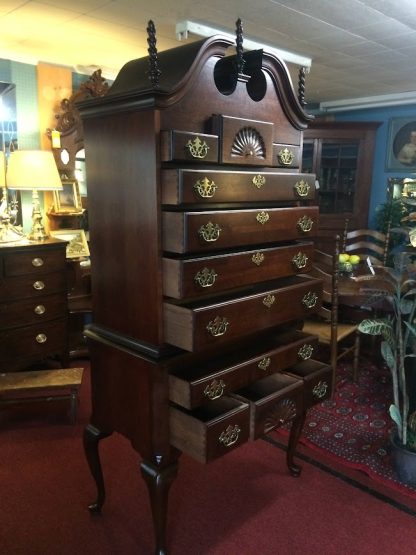 Vintage Highboy Chest, Jasper Cabinet Company, Two Piece Vintage Highboy - Image 7