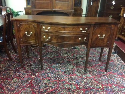 Vintage Mahogany Sideboard, Spade Foot Sideboard, Federal Revival Buffet, Vintage Buffet