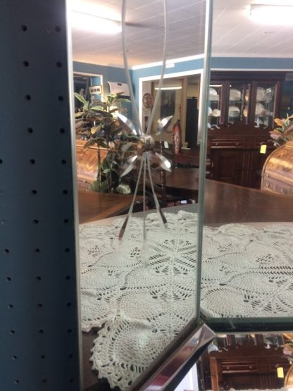 Vintage Art Deco Mirror, Etched Mirror, Venetian Mirror - Image 5