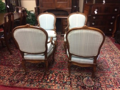 Vintage French Country Chairs, Bernhardt Furniture, Set of Four Chairs - Image 8