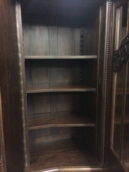 Monumental Antique Bookcase, Oak Bookcase Cabinet, Large Bookcase - Image 6