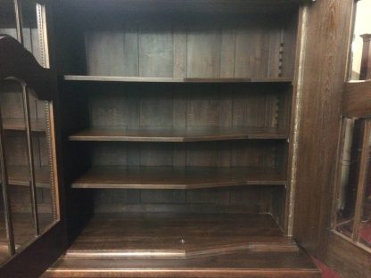 Monumental Antique Bookcase, Oak Bookcase Cabinet, Large Bookcase - Image 5