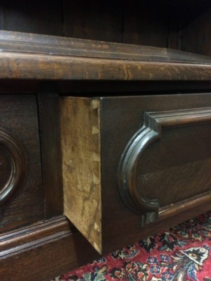 Monumental Antique Bookcase, Oak Bookcase Cabinet, Large Bookcase - Image 4