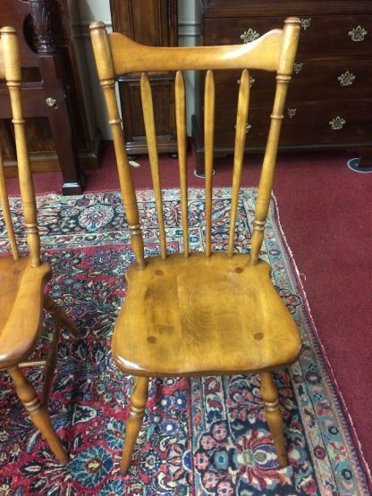Vintage Cushman Dining Chairs, Wooden Dining Chairs, Set of Four