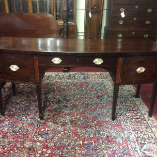 Antique Mahogany Sideboard, Hepplewhite Sideboard Buffet, D-Shaped Sideboard