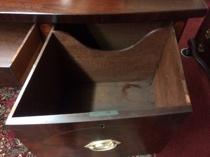 Antique Mahogany Sideboard, Hepplewhite Sideboard Buffet, D-Shaped Sideboard - Image 3