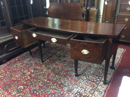 Antique Mahogany Sideboard, Hepplewhite Sideboard Buffet, D-Shaped Sideboard