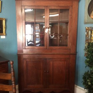 Antique Corner Cabinet, Early Corner Cupboard, Primitive Corner Cabinet
