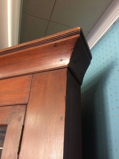 Antique Corner Cabinet, Early Corner Cupboard, Primitive Corner Cabinet - Image 12