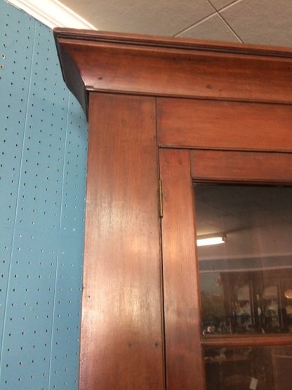 Antique Corner Cabinet, Early Corner Cupboard, Primitive Corner Cabinet - Image 11