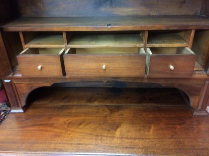 Antique Bankers Desk, Victorian Secretary Desk, Large Secretary Desk with Storage - Image 5