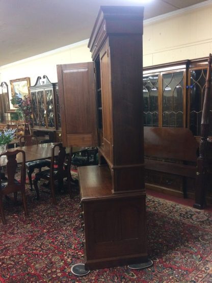 Antique Bankers Desk, Victorian Secretary Desk, Large Secretary Desk with Storage - Image 4