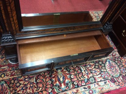 Antique Wardrobe, Victorian Wardrobe, Linen Press, Walnut Wardrobe - Image 5