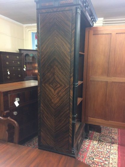 Antique Wardrobe, Victorian Wardrobe, Linen Press, Walnut Wardrobe - Image 7