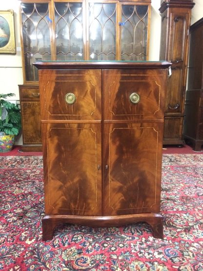 Vintage Mahogany Storage Cabinet, Storage Cabinet, Bar Cabinet