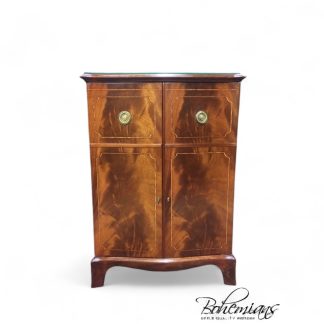 Vintage Mahogany Storage Cabinet, Storage Cabinet, Bar Cabinet