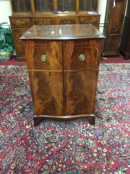 Vintage Mahogany Storage Cabinet, Storage Cabinet, Bar Cabinet