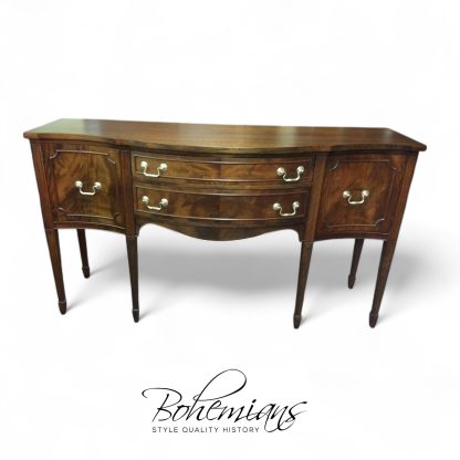 Vintage Mahogany Sideboard, Spade Foot Sideboard, Federal Revival Buffet, Vintage Buffet