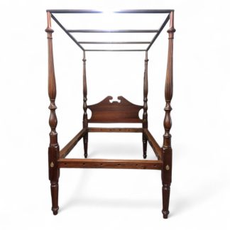 Antique Poster Bed, Early Mahogany Bed, Rope Bed Antique