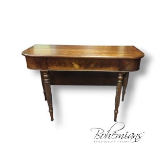 Antique Accent Table, Antique Hall Table, Carved Leg Antique Table