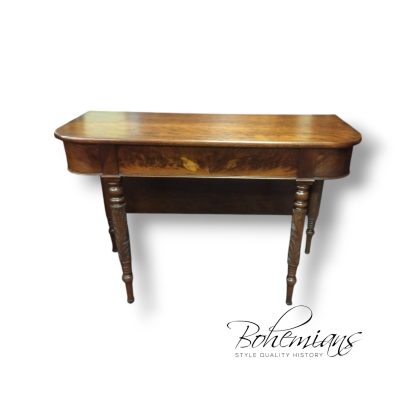 Antique Accent Table, Antique Hall Table, Carved Leg Antique Table