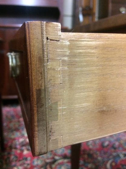 Vintage Federal End Tables, Mahogany End Tables, Inlaid Federal Accent Tables, Hekman Furniture - Image 5