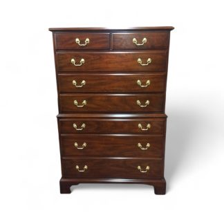 Pre-Owned Henkel Harris Tall Chest, Chest of Drawers, Mahogany Tall Chest Finish 29 Henkel Harris