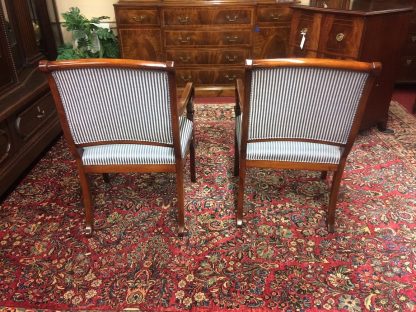 Vintage Hickory Chair Arm Chairs, Scroll Arm Chairs, The Pair