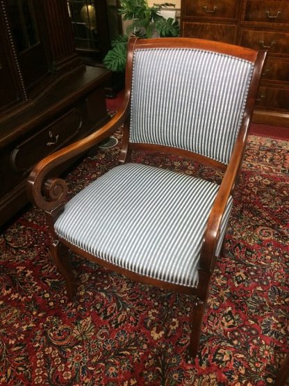 Vintage Hickory Chair Arm Chairs, Scroll Arm Chairs, The Pair - Image 9