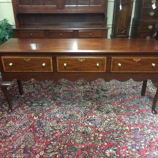 Vintage Sideboard, Henkel Harris Furniture, Henkel Harris Huntboard, Inlaid Banded Huntboard, Vintage Henkel Harris Mahogany