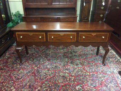 Vintage Sideboard, Henkel Harris Furniture, Henkel Harris Huntboard, Inlaid Banded Huntboard, Vintage Henkel Harris Mahogany