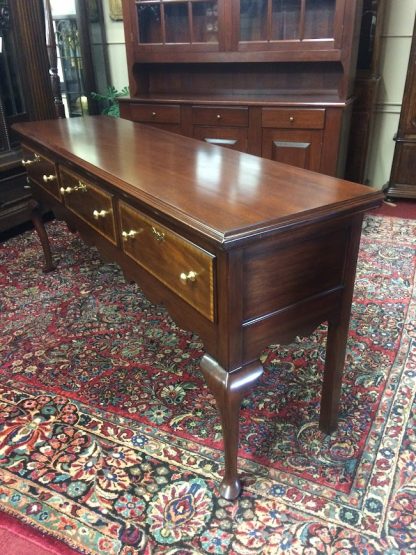 Vintage Sideboard, Henkel Harris Furniture, Henkel Harris Huntboard, Inlaid Banded Huntboard, Vintage Henkel Harris Mahogany