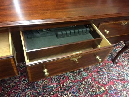 Vintage Sideboard, Henkel Harris Furniture, Henkel Harris Huntboard, Inlaid Banded Huntboard, Vintage Henkel Harris Mahogany - Image 4