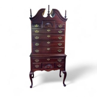 Vintage Highboy Chest, Jasper Cabinet Company, Two Piece Vintage Highboy