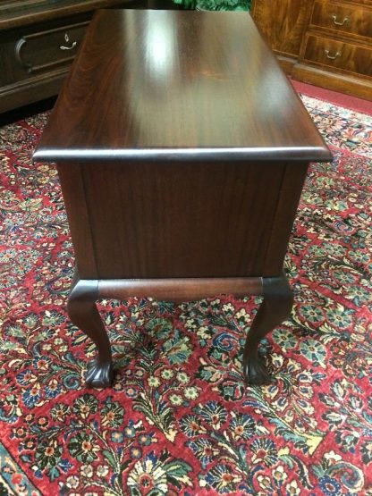 Vintage Mahogany Lowboy Chest, Small Vintage Chest of Drawers, Ball and Claw Foot Dresser - Image 7