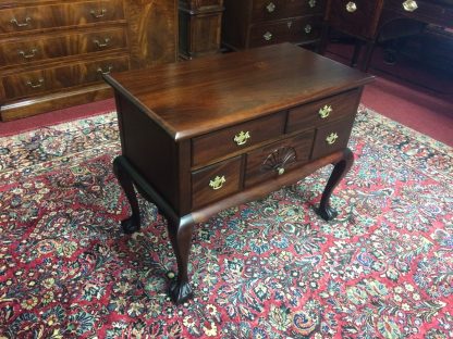 Vintage Mahogany Lowboy Chest, Small Vintage Chest of Drawers, Ball and Claw Foot Dresser