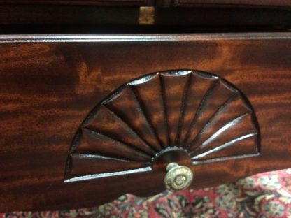 Vintage Mahogany Lowboy Chest, Small Vintage Chest of Drawers, Ball and Claw Foot Dresser - Image 9
