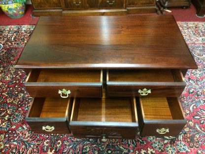 Vintage Mahogany Lowboy Chest, Small Vintage Chest of Drawers, Ball and Claw Foot Dresser - Image 8