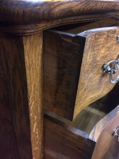 Antique Oak Dresser, Late 1800s Oak Dresser, Antique Dresser with Mirror - Image 3