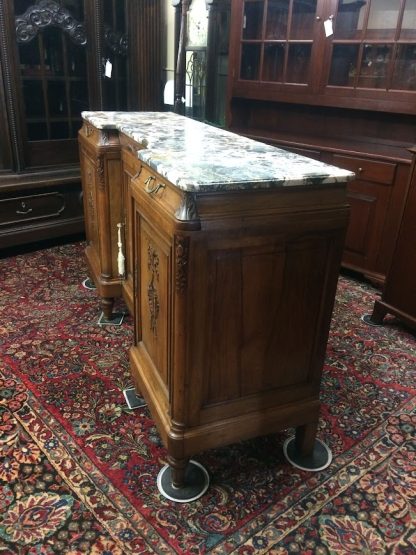 Antique Marble Top Buffet, French Sideboard Buffet, Antique Buffet - Image 3