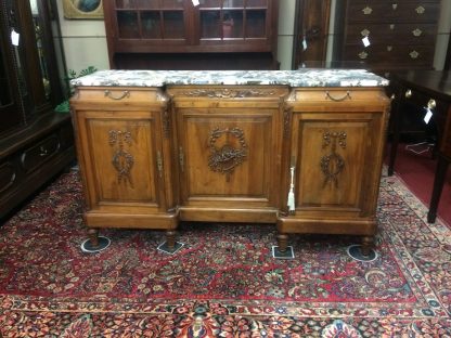 Antique Marble Top Buffet, French Sideboard Buffet, Antique Buffet - Image 2