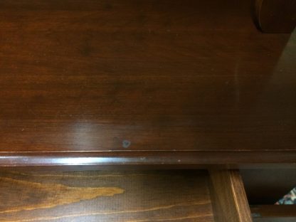 Vintage Hutch Cabinet, Cherry China Hutch, Two Piece Hutch Cabinet, Tom Seely Cherry Hutch - Image 5