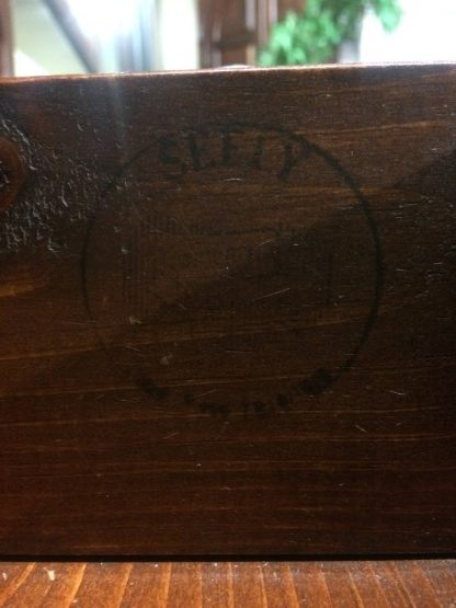 Vintage Hutch Cabinet, Cherry China Hutch, Two Piece Hutch Cabinet, Tom Seely Cherry Hutch - Image 7
