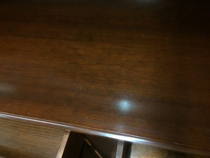 Vintage Hutch Cabinet, Cherry China Hutch, Two Piece Hutch Cabinet, Tom Seely Cherry Hutch - Image 6
