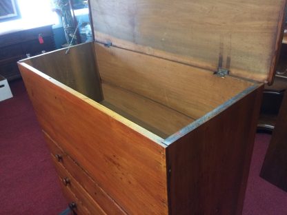 Antique Blanket Chest, Antique Mule Chest, New England Blanket Chest, Primitive - Image 6