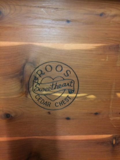 Vintage Mahogany and Cedar Blanket Chest, Blanket Box, Cedar Chest - Image 8